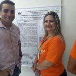 Apresentação de banner do mestrando Gustavo Fernandes